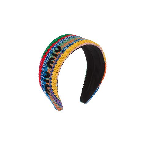 miu miu crochet headband|Crochet headband .